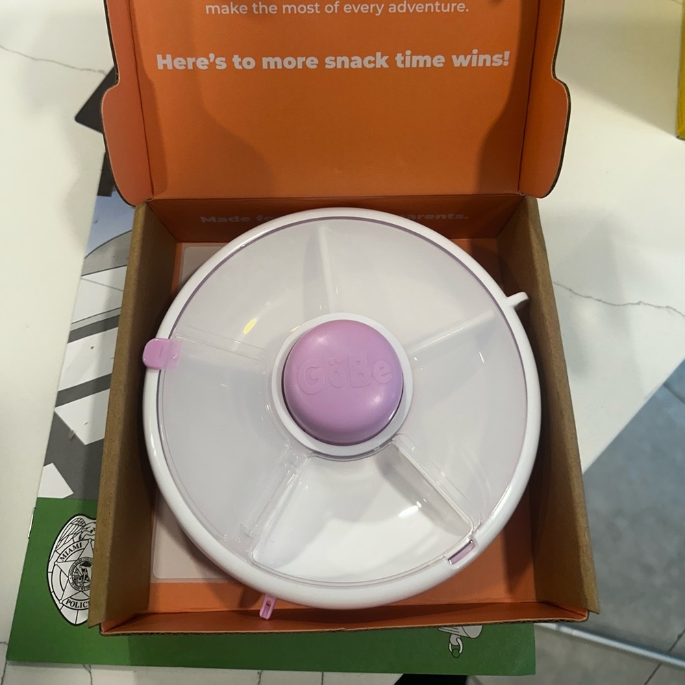 Gobe snack spinner, taro color